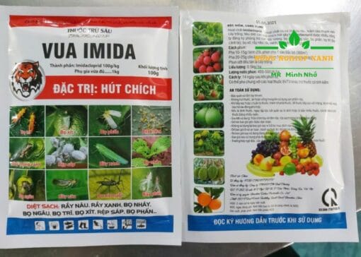 thuốc trừ sâu VUA IMIDA 100WP đặc trị hút chích ( gói 100g)