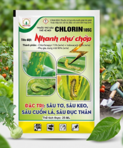 Chlorin 10sc . Đặc trị sâu tơ , sâu keo , sâu cuốn lá, sâu đục thân Chlorin 10sc . Đặc trị sâu tơ , sâu keo , sâu cuốn lá, sâu đục thân